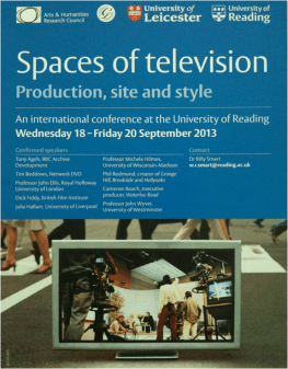 Spaces of Television Conference