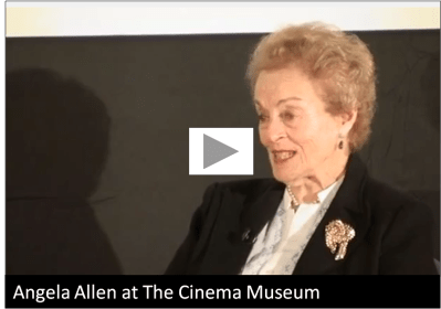 Angela Allen at The Cinema Museum, 2010 Angela Allen at The Cinema Museum, 2010