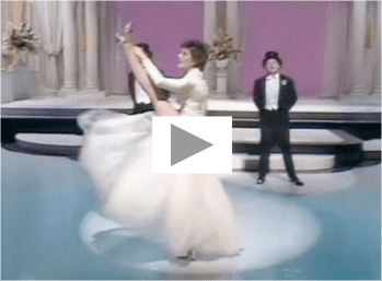 Angela Rippon on a Morecambe and Wise Christmas Special in 1976