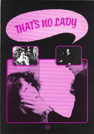 Cover for 'That's No Lady cover' (SFC, 1977) © Image courtesy of Sheffield Film Co-op Cover for 'That's No Lady cover' (SFC, 1977) © Image courtesy of Sheffield Film Co-op