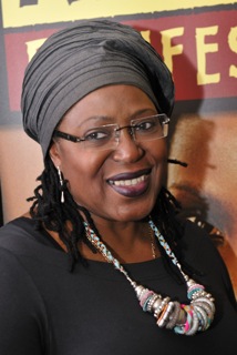 June Givanni © Courtesy of Afrika film Festival Leuven, Photograph by Stefaan Cordier