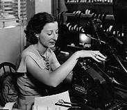 Film editor Barbara McLean at Fox in 1936