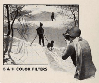 Amateur filmmaking equipment advertisement