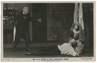 H.B Irving & Dorothea Baird (a/w) in “Dr. Jekyll and Mr. Hyde,” Beagles Postcard.